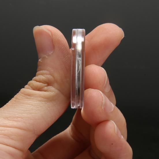 100 шт., сувенирные капсулы для монет, легкие для дома, изысканные креативные сувенирные капсулы для монет, практичные многоразовые акриловые капсулы