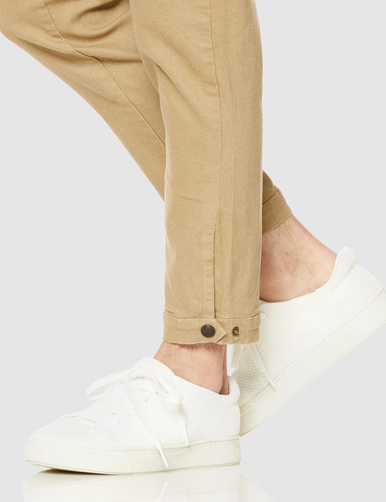 Kapelmuur Велосипедные повседневные хлопковые брюки до щиколотки с поясом и съемной подкладкой, размер XS, брюки, унисекс, смесовые, System, бежевые,