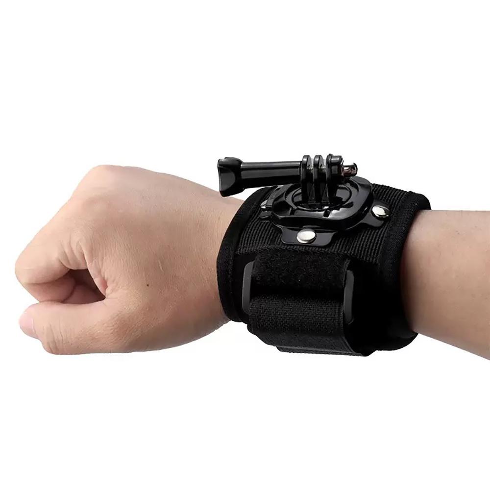 360 Degree Rotation Wrist Hand Strap Mount For GoPro 13 12 11 10 9 DJI Osmo Action 5 Pro 4 Adjustable Portable Camera Glove Shooting Accessories