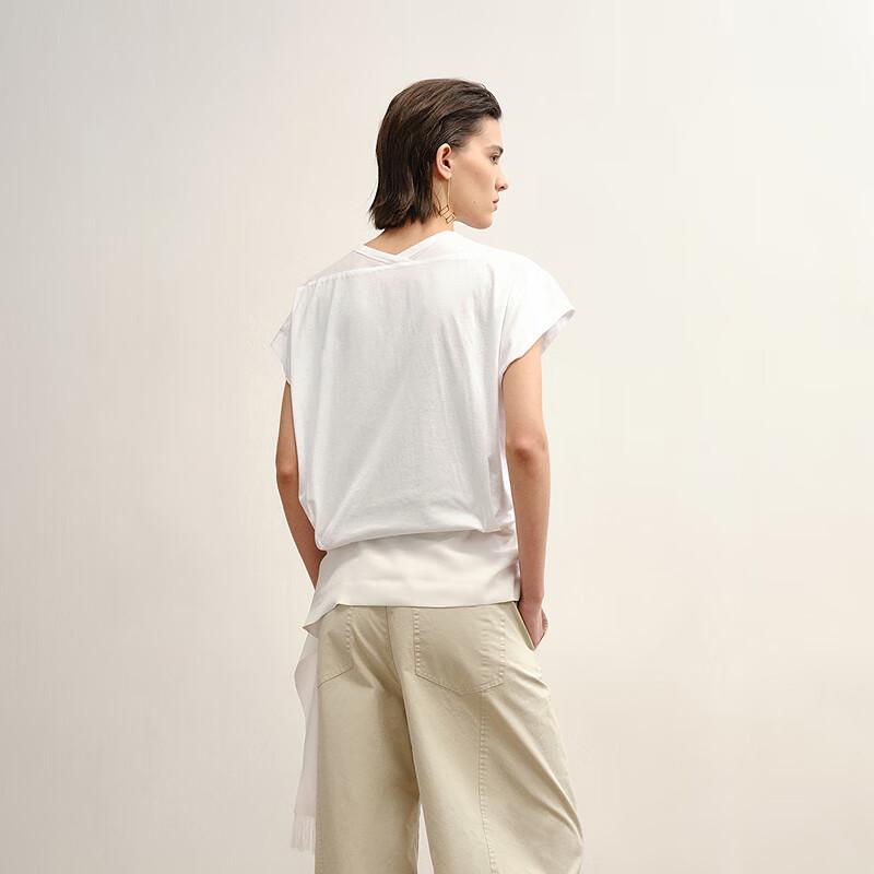 LESS Women's Casual Round Neck T-shirt