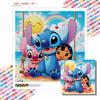 DIY Diamond Painting Lilo & Stitch Cross Stitch Kit Mosaic Art Diamond Painting Full Circle Diamond Home Decoration