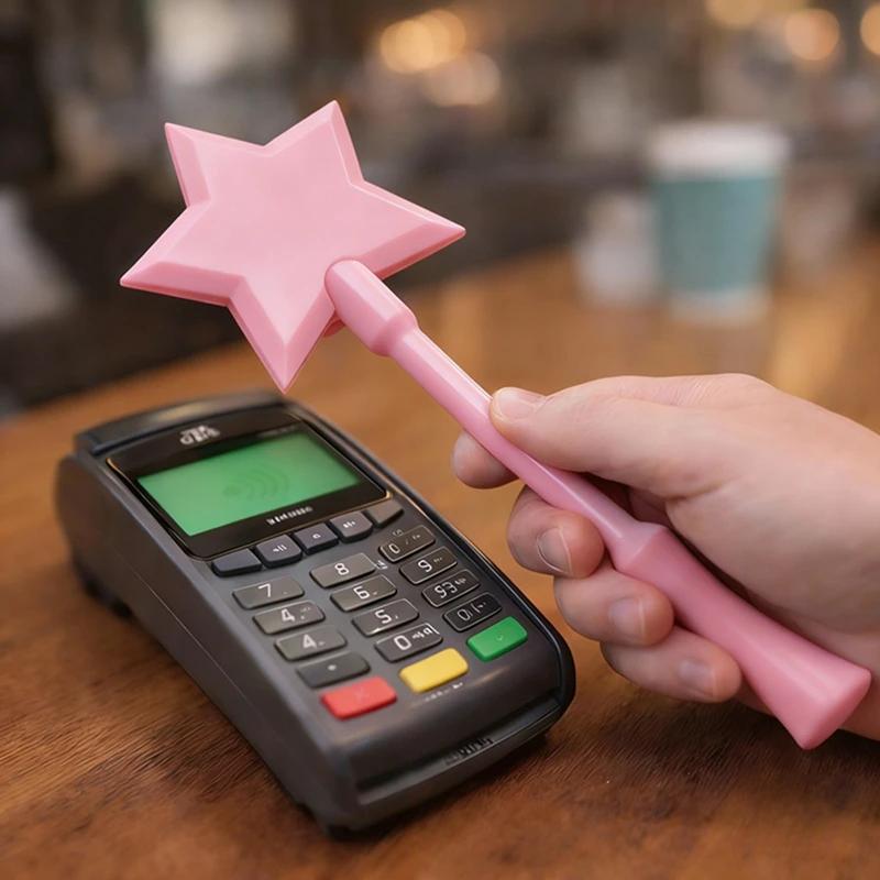 3D-печатная звездная палочка Tap To Pay Звездная волшебная палочка Портативный держатель для бесконтактной оплаты Держатель для кредитных карт