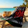 Manchester Customized Name Beach Towel High Absorbency & Quick-Dry Ideal for Travel Outdoor Swim Pool Yoga Surf Camping Hiking Gym Gift Holiday