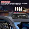 Автомобильный беспроводной HUD дисплей на солнечной батарее GPS цифровой спидометр с ЖК-экраном сигнализация превышения скорости
