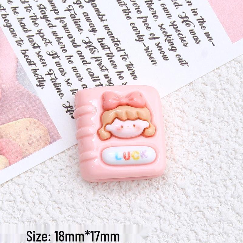 Little Bunny Cartoon Resin Buttons for DIY Jewelry & Hair Clips