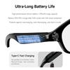 Новая модель умных очков AI-перевод Солнцезащитные очки Bluetooth-звонки Музыкальный плеер Управление камерой Очки для видеозаписи Мужские Женские Стабилизация изображения