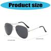 Trendy SunShade Glasses Unisex Eyeglasses Strong Metal Frame PC Lens Sun Protective Eyewear For Adult Unisex Daily Wear