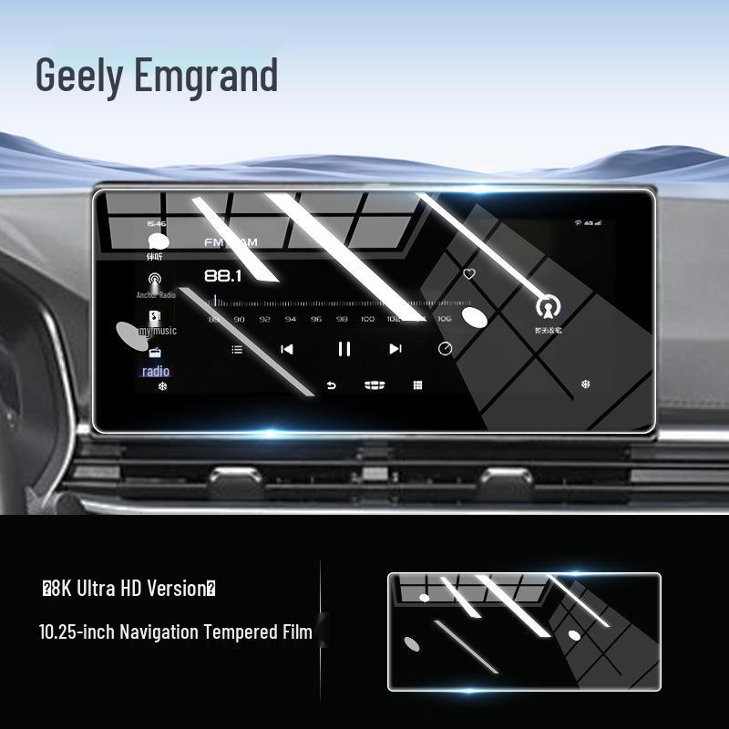 Закаленное защитное стекло для Geely Emgrand 4-го поколения - 25 моделей