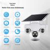 6MP Solar-Powered Outdoor PTZ Surveillance Camera with Auto-Tracking and Three Lenses