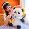 Cute Panda Hug Bear Plush Toy For Girls