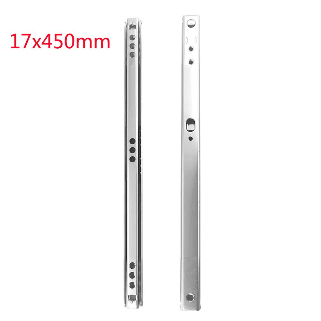 New Drawer Runners Ball Bearing 17mm All Sizes