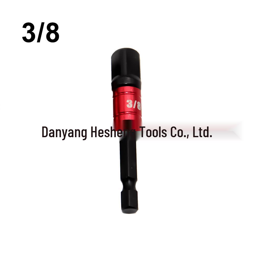 Набор из 3 предметов адаптеров для ударного гайковерта с шестигранным хвостовиком (1/2", 3/8", 1/4") для электрической отвертки