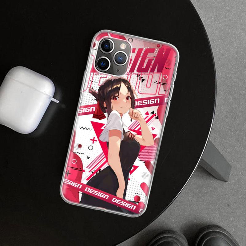 Чехол для телефона Кагуя-сама Синомия для iPhone 11 12 13 Mini 14 15 Plus 16 Pro Max 17 Air 7 8 + SE Художественный Индивидуальный Fundas 11 1