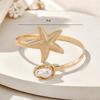 Pearl Starfish Upper Arm Cuff Bracelet Summer Armlet Bangle  Ocean Beach Jewelry