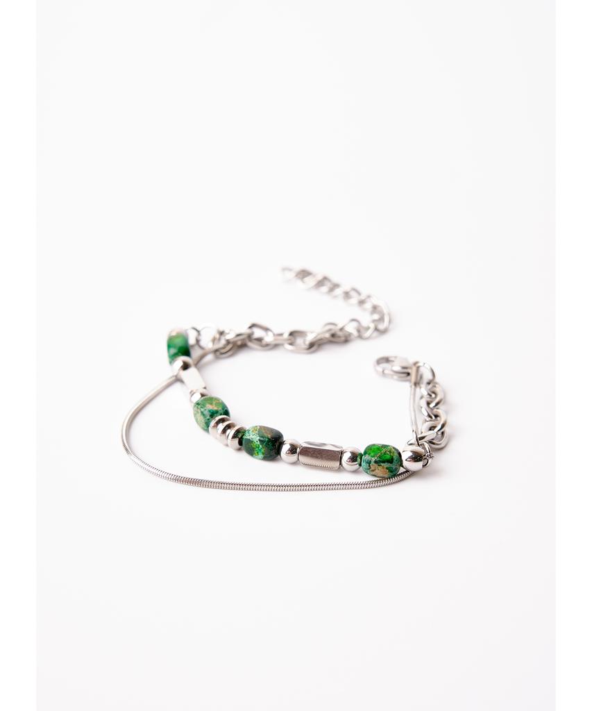 Браслет Dwse Paris Green Stone