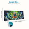 Goku Anime Color Mouse Pad Large Gaming Table Cushion Non-slip Laptop Tablet Big Mousepad XXL Mat Mini PC Playmat With Lock edge