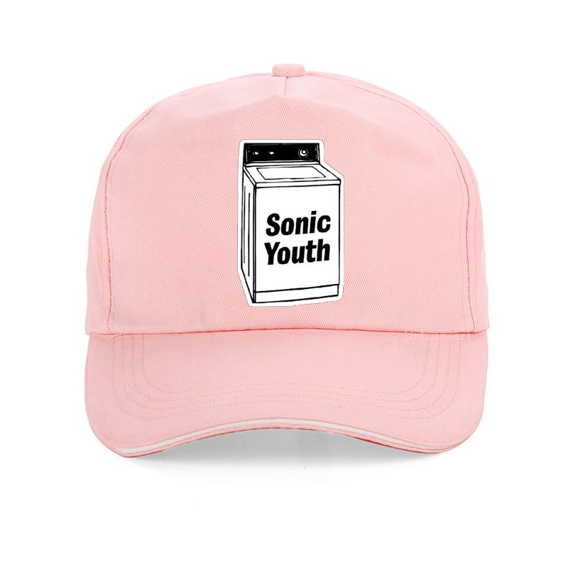 Рок-группа Sonic Youth Панк Мужская Бейсболка Повседневная Женская Кепка Рок-группы Sonic Youth Регулируемая Летняя Тракерная Кепка