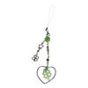 Delicate Phone Charm Keychain Fashionable Keyring Beaded Bag Pendant for Women and Girls Carry Luck and Happiness