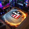 Crystal Velvet Rug Athletic Bilbao FC Print Custom Name Text Floor Mat Home Decor