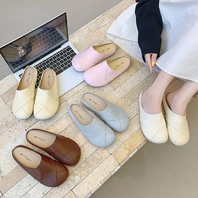 Французские ретро-туфли на мягкой подошве для женщин, новые весенне-летние туфли 2025 года с неглубокой горловиной и плоской подошвой, с юбками, туфли Doudou