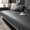 Solid Color Sofa Covers Home Waterproof Universal for All Seasons Chair Slipcover Multiple Sizes Non-Slip Mat Living Room Decor