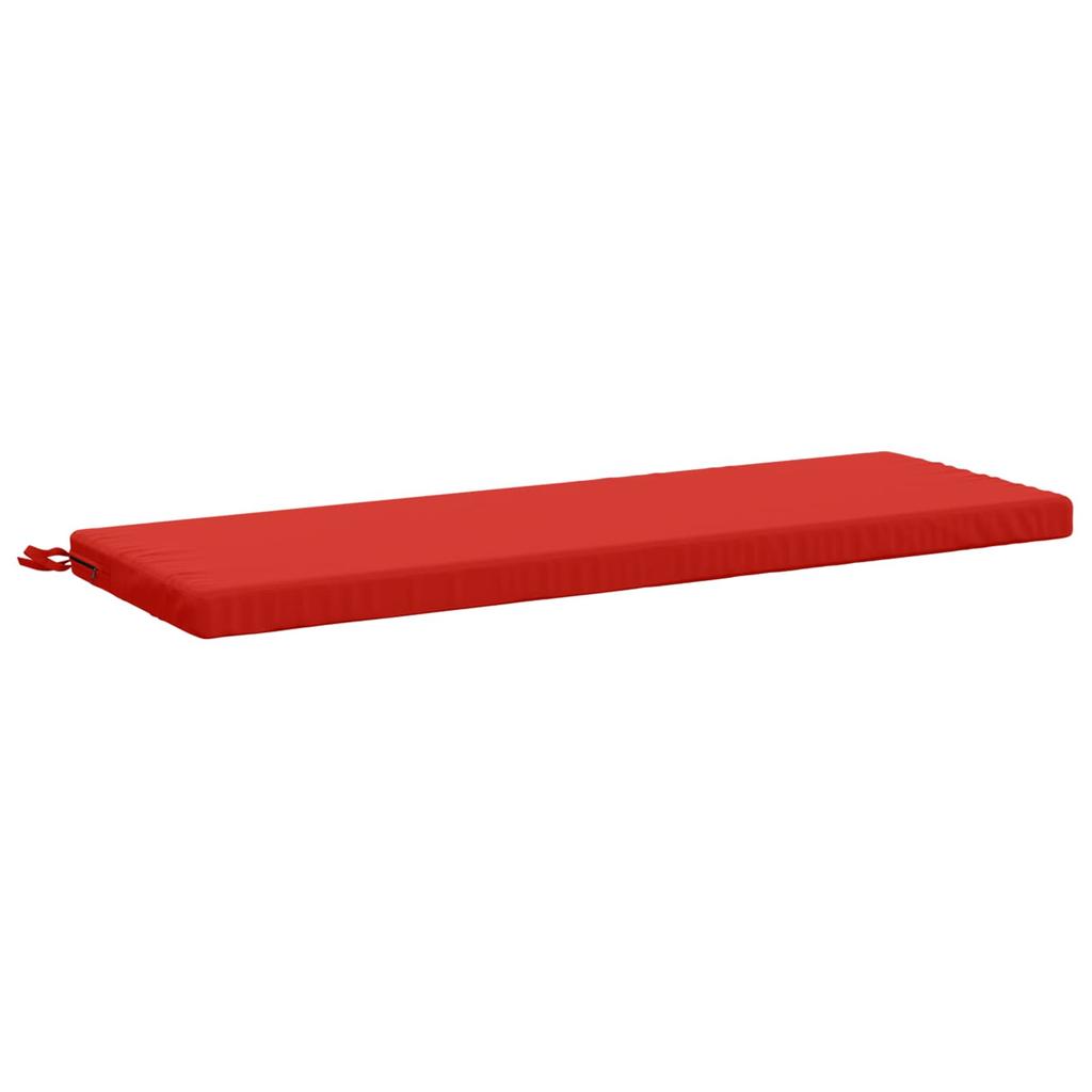 2 piece Bench Cushions SOEST 2 pcs. 100percent Polyester Red