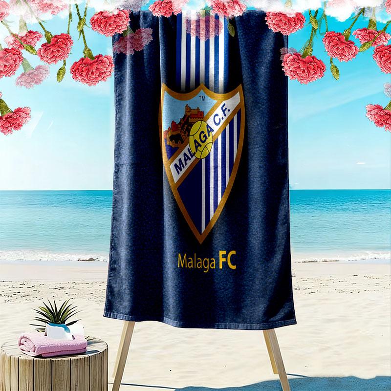Málaga C.F Beach Towel, Large Soft Quick Dry Towel for Beach Camping Swimming