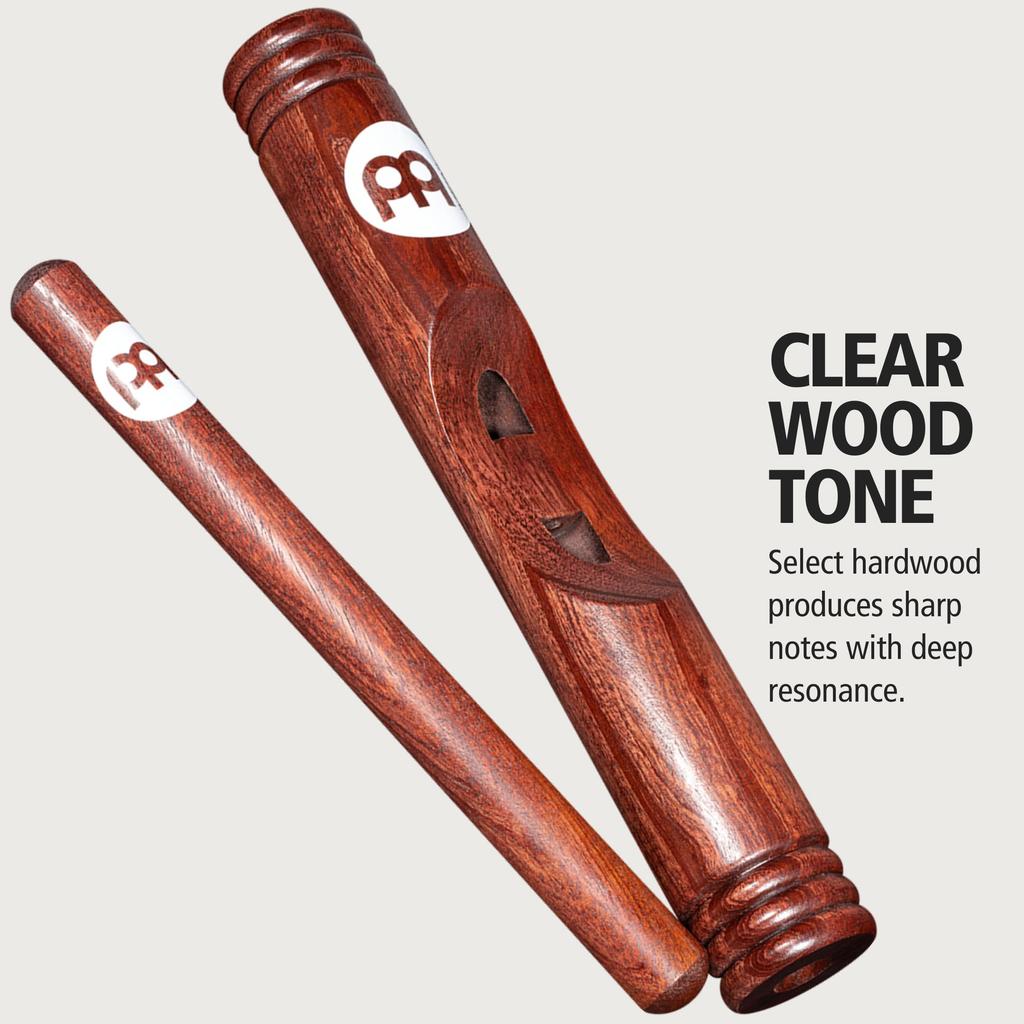 MEINL Percussion Wood Claves African CL3RW Полый корпус []