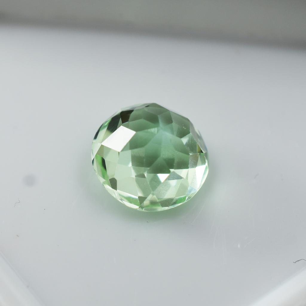 Stunning Natural Bluish Green Sapphire 7.10 Ct Round Montana Certified Gemstone