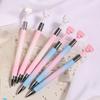 Rhinestone Art Pen with Wax Ergonomic Design Automatic Refillable Nail Pen DIY Craft Fine Tip Manicure Pen