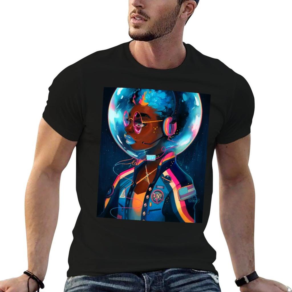 Space Letterunisex Ii Tshirt Lightweight Sport Basic Tshirt