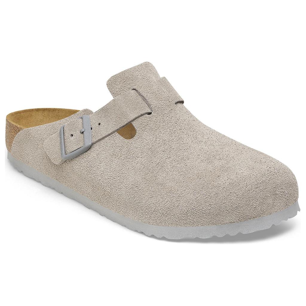 Birkenstock Износостойкие закрытые тапочки унисекс Лайм Серый Обычные 1027688