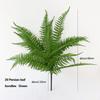 Большой пучок бостонского папоротника, искусственное зеленое растение, искусственный папоротник, пучки персидских листьев для украшения дома и сада, ландшафтный дизайн из растений своими руками