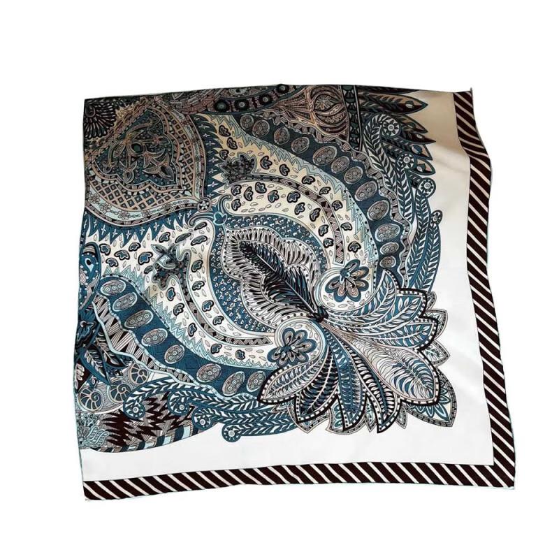 NINA SOLOR Royal Consort's Garden Silk Scarf