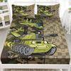 Разнообразный гоночный узор матрас трехкомпонентный цифровая печать комплект постельного белья для пары