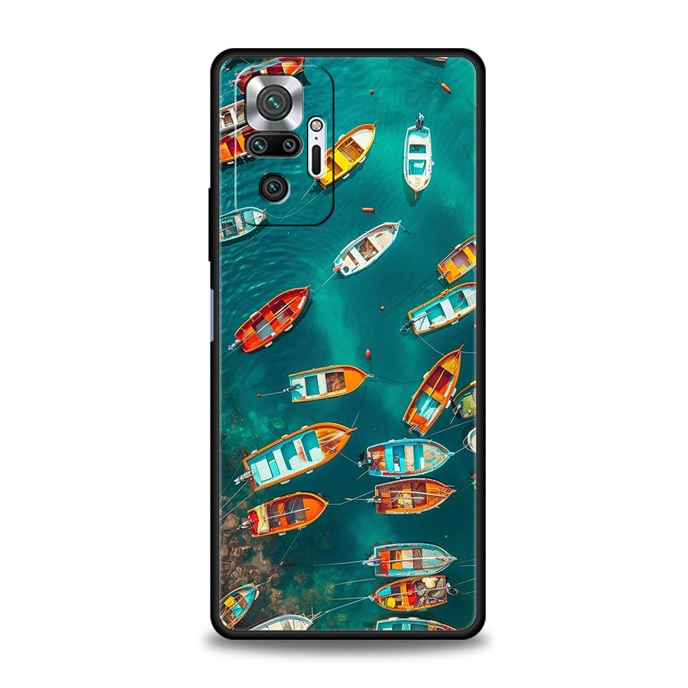 Чехол для телефона для Xiaomi Redmi Note 14 13 12 5G 11 10 Pro Plus 4G 9S 9 14C 13C 12C 10C 9C 9A Мягкий ТПУ Чехол рыбалка