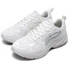 Li Ning Pulse Classic Модные Универсальные Удобные Амортизирующие Нескользящие Износостойкие Низкие Кроссовки Папы Мужские кроссовки Серебристо-белые AGCV145-1