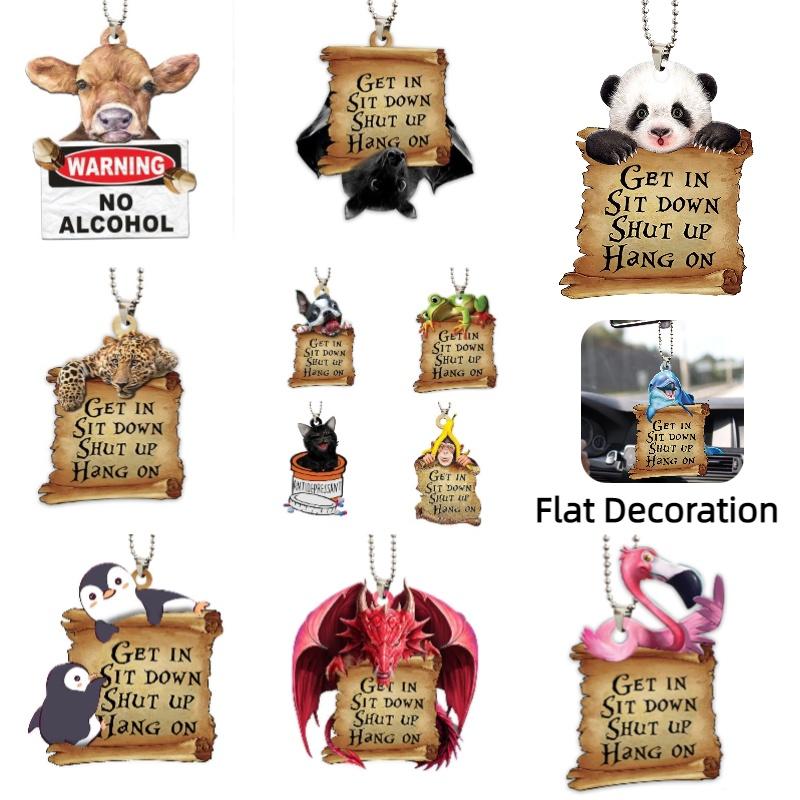 Аксессуар для зеркала заднего вида автомобиля Дельфин Украшение Новогодняя елка Подвесное украшение Домашний декор Подарок Акриловый материал