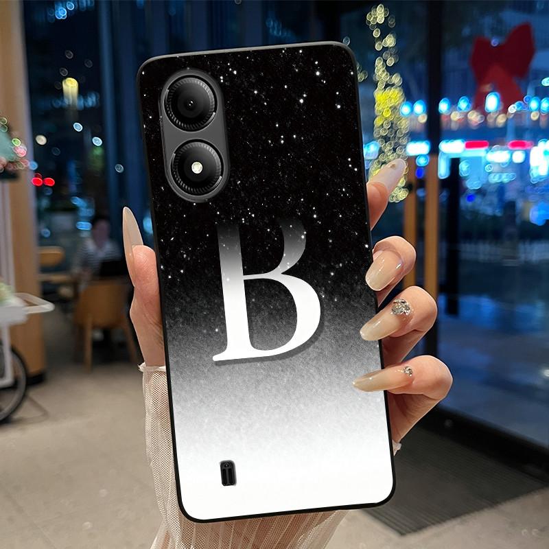 Эксклюзивный чехол для телефона со знаком зодиака и цветком для ZTE Blade A33s Мягкий силиконовый черный чехол ZTE Blade A33s Защита от царапин