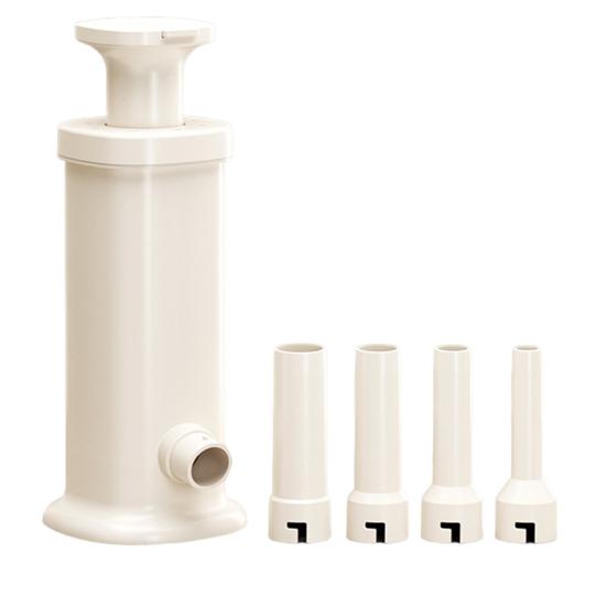 Sausage Machine with 4 Stuffing Tubes Manual Sausage Stuffer Maker for Home Use Food-Grade Sausage Filling Tool Sausage Meat Stuffer Kitchen Supplies