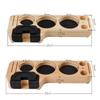 Universal Wooden Coffee Tamper Stand Presser Holder For Espresso Puck Screen Tamping Station Distribution Lever Tool Tamper Mat