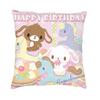 Чехлы для подушек Kawaii Bunny Sugarbunnies, диванные, домашние, декоративные, аниме, мультяшные, квадратные, 45x45
