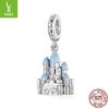 Dream Castle Diy Pendant Accessories, Romantic Magic S925 Sterling Silver Charm Bracelet Beaded