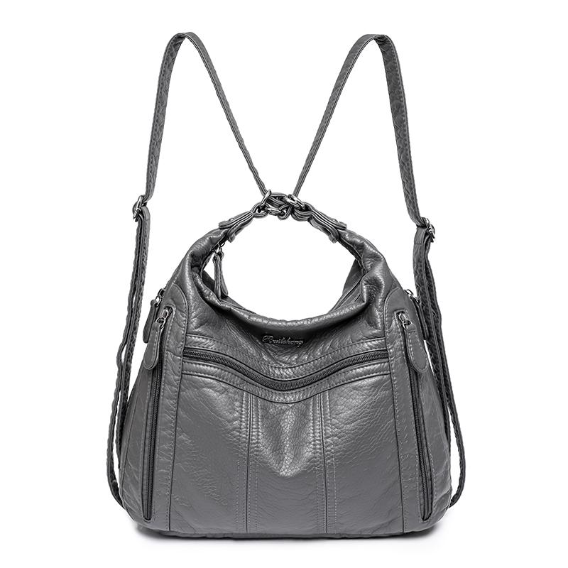 2023 Большая вместительная женская сумка, женская сумка через плечо из искусственной кожи, женская многофункциональная сумка через плечо, розовая сумка A Main Femme