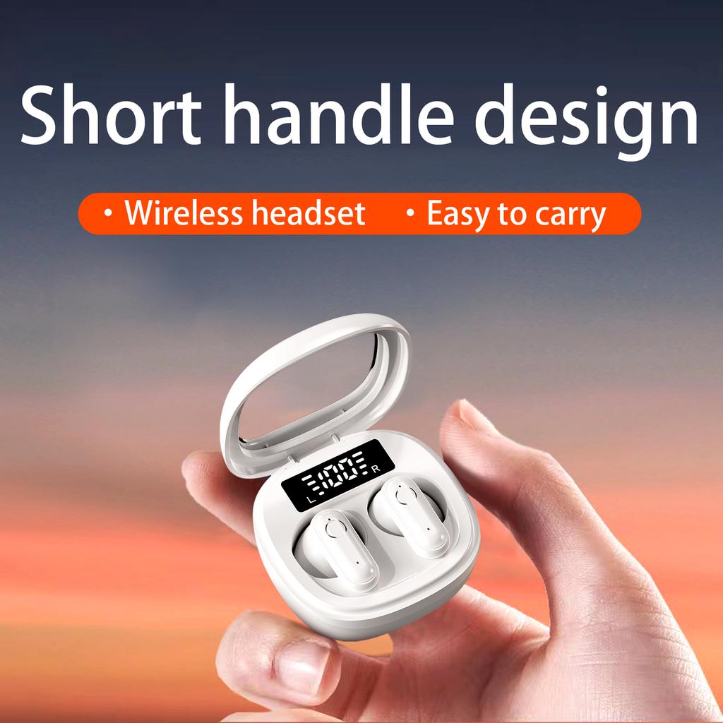 Xiaomi SK37 Headphones Wireless Bluetooth Earphones 5.4 Sport Earbuds Noise Cancelling Headset HD Call Wiith Mic Short handle design