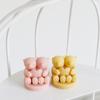 Loving Bears Aromatherapy Gypsum Soap Molds Cute Bear Chocolate Baking Silicone Moulds DIY Home Decoration Silicone Mold