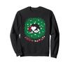 Peanuts Christmas Snoopy Sleeping Cheerful and Bright Sweatshirt