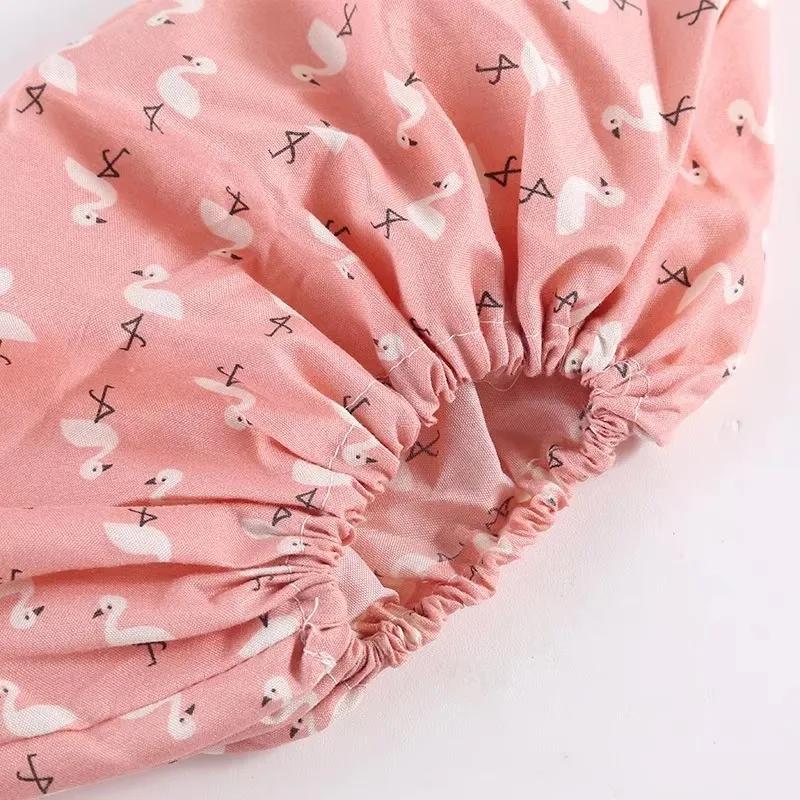 New 1 Pair Home Washable Elastic Adult Dustproof Cloth Shoe Covers Indoor Use Student Computer Rooms Cafes Fabric Foot Covers