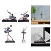 European Style Ballerina Figurine Crafts Souvenir Graceful Art Ballet Dancer Sculpture Ballet Dancer for Shelf Dining Room Desk