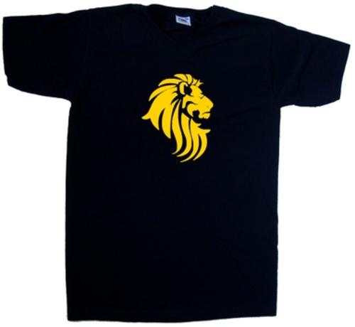 Lion Head V-Neck T-Shirt